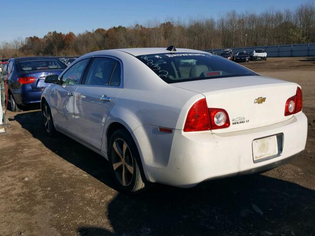 1G1ZC5E07CF106749 - 2012 CHEVROLET MALIBU 1LT WHITE photo 3