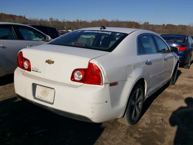 1G1ZC5E07CF106749 - 2012 CHEVROLET MALIBU 1LT WHITE photo 4