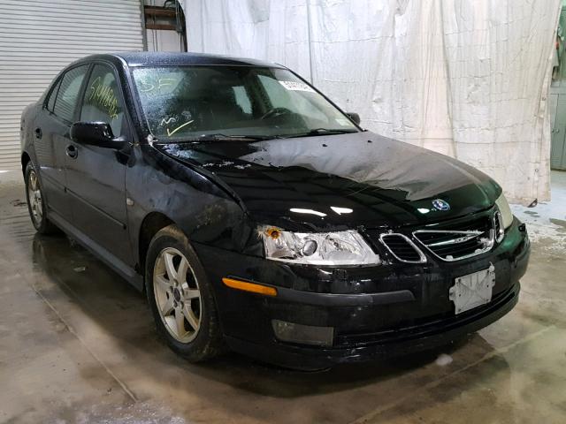 YS3FD49Y171126427 - 2007 SAAB 9-3 2.0T BLACK photo 1