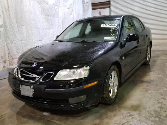 YS3FD49Y171126427 - 2007 SAAB 9-3 2.0T BLACK photo 2