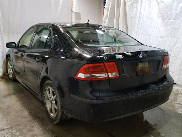 YS3FD49Y171126427 - 2007 SAAB 9-3 2.0T BLACK photo 3