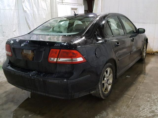 YS3FD49Y171126427 - 2007 SAAB 9-3 2.0T BLACK photo 4