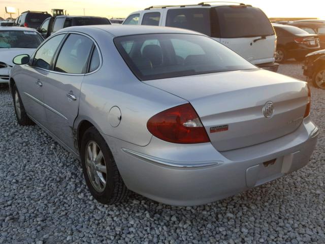 2G4WD532651210263 - 2005 BUICK LACROSSE C SILVER photo 3