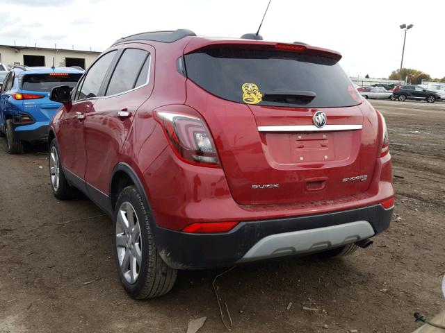 KL4CJFSB4HB111592 - 2017 BUICK ENCORE PRE RED photo 3