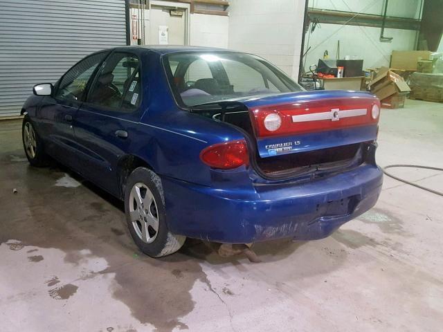 1G1JF52FX37233048 - 2003 CHEVROLET CAVALIER L BLUE photo 3