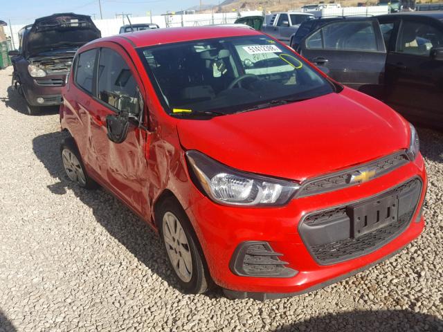 KL8CA6SA0HC709596 - 2017 CHEVROLET SPARK LS RED photo 1