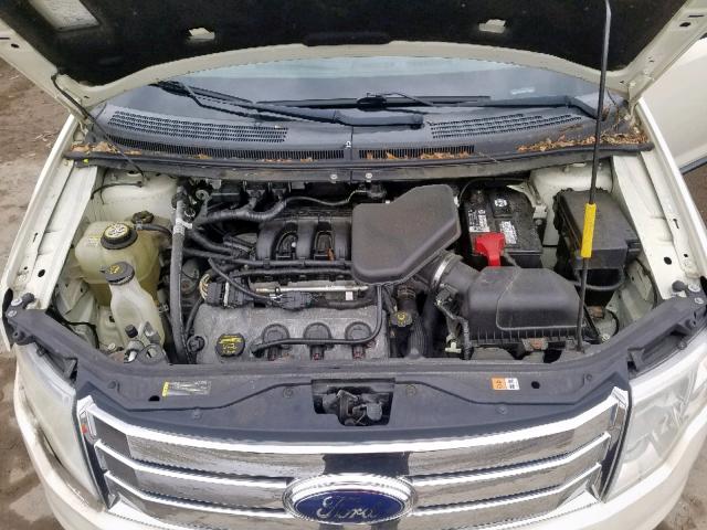 2FMDK38C18BB47980 - 2008 FORD EDGE SEL CREAM photo 7