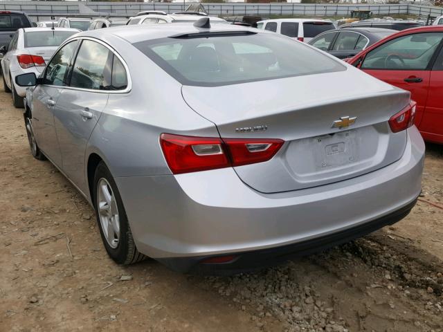 1G1ZB5ST3JF171905 - 2018 CHEVROLET MALIBU LS ვერცხლისფერი ფოტო 3