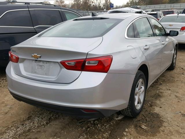 1G1ZB5ST3JF171905 - 2018 CHEVROLET MALIBU LS ვერცხლისფერი ფოტო 4