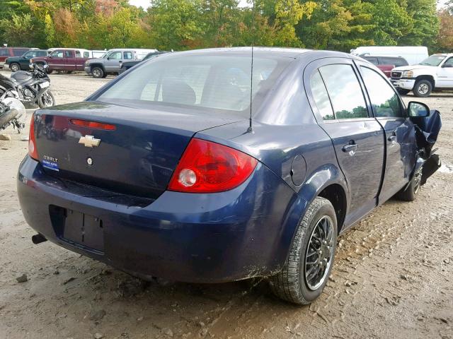 1G1AD5F5XA7228503 - 2010 CHEVROLET COBALT 1LT BLUE photo 4