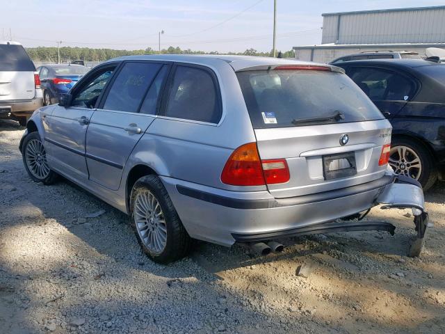 WBAEP33493PF01837 - 2003 BMW 325 XIT SILVER photo 3