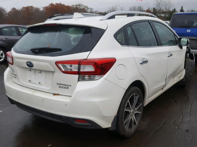 4S3GTAU68H3737600 - 2017 SUBARU IMPREZA LI WHITE photo 4