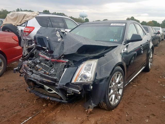 1G6DS5ED9B0152210 - 2011 CADILLAC CTS PREMIU BLACK photo 2