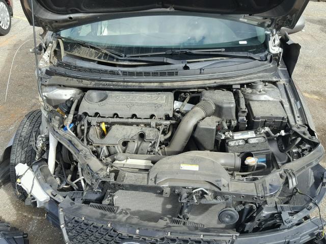 KNAFU4A25B5459338 - 2011 KIA FORTE EX SILVER photo 7