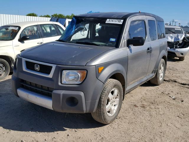 5J6YH18635L013349 - 2005 HONDA ELEMENT EX GRAY photo 2