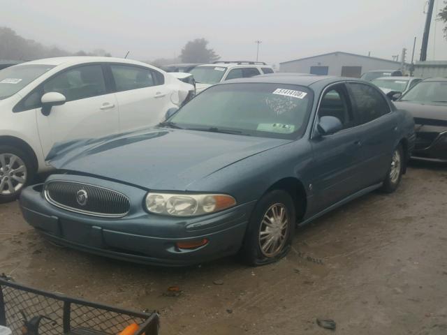 1G4HP54K22U188308 - 2002 BUICK LESABRE CU BLUE photo 2