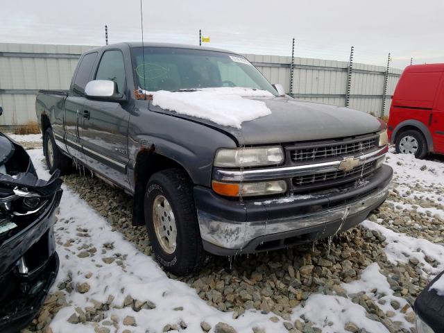 2GCEK19T711353733 - 2001 CHEVROLET SILVERADO GRAY photo 1