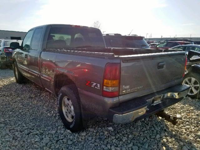 2GCEK19T711353733 - 2001 CHEVROLET SILVERADO GRAY photo 3