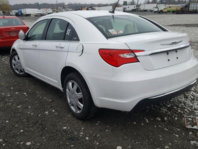 1C3BC4FB9BN570444 - 2011 CHRYSLER 200 LX WHITE photo 3