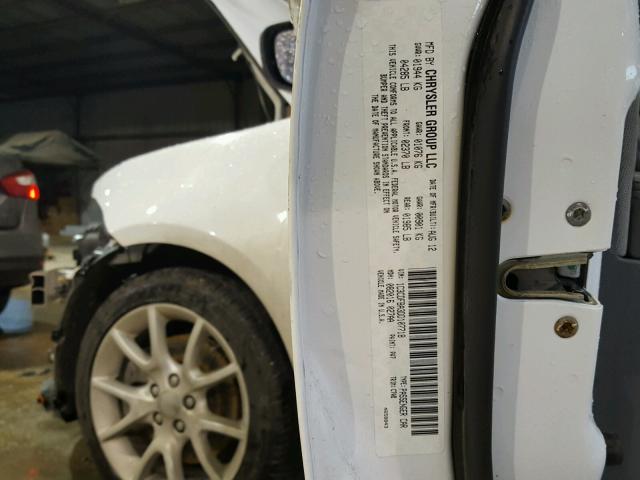 1C3CDFBA3DD107718 - 2013 DODGE DART SXT WHITE photo 10