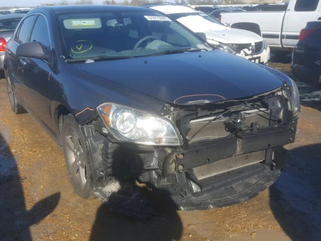 1G1ZC5E0XCF260341 - 2012 CHEVROLET MALIBU 1LT BLACK photo 1