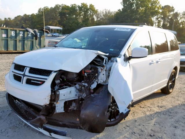 2C4RDGEG1KR683121 - 2019 DODGE GRAND CARA WHITE photo 2