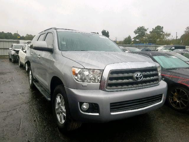 5TDZY5G13FS059710 - 2015 TOYOTA SEQUOIA SR SILVER photo 1