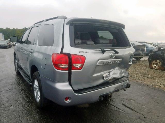 5TDZY5G13FS059710 - 2015 TOYOTA SEQUOIA SR SILVER photo 3