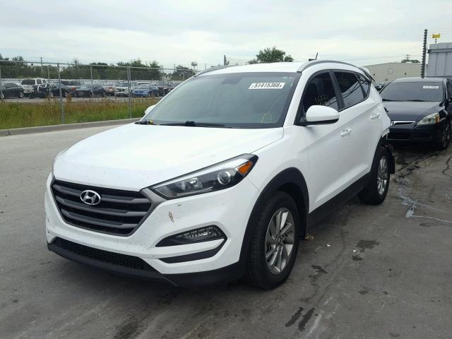 KM8J33A42GU125210 - 2016 HYUNDAI TUCSON LIM WHITE photo 2