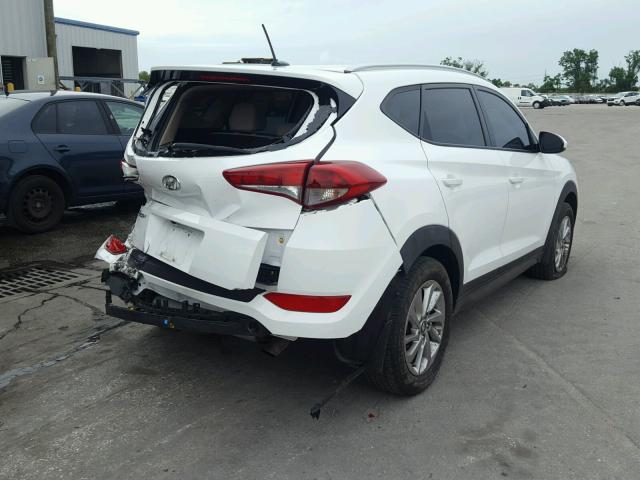 KM8J33A42GU125210 - 2016 HYUNDAI TUCSON LIM WHITE photo 4