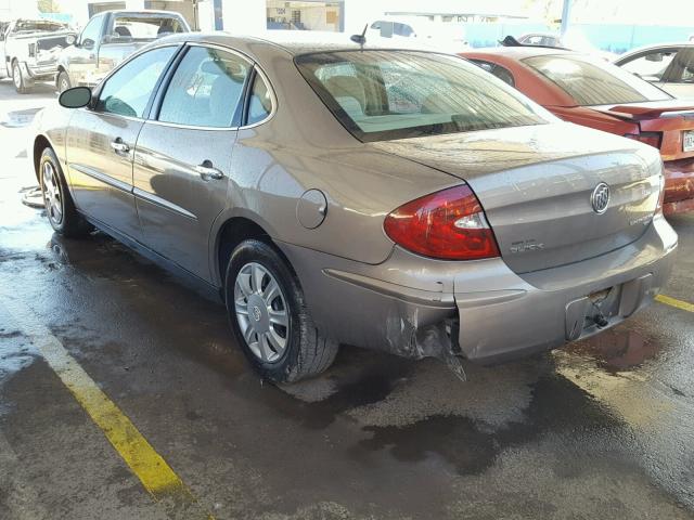 2G4WC582371139358 - 2007 BUICK LACROSSE C GOLD photo 3