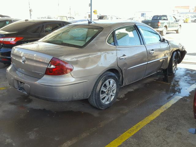 2G4WC582371139358 - 2007 BUICK LACROSSE C GOLD photo 4