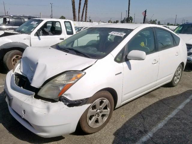 JTDKB20U777619729 - 2007 TOYOTA PRIUS WHITE photo 2