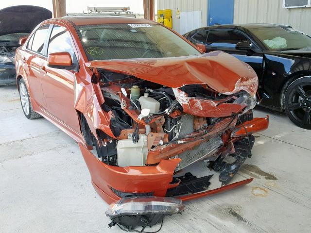 JA3AU86W29U022279 - 2009 MITSUBISHI LANCER GTS ORANGE photo 1