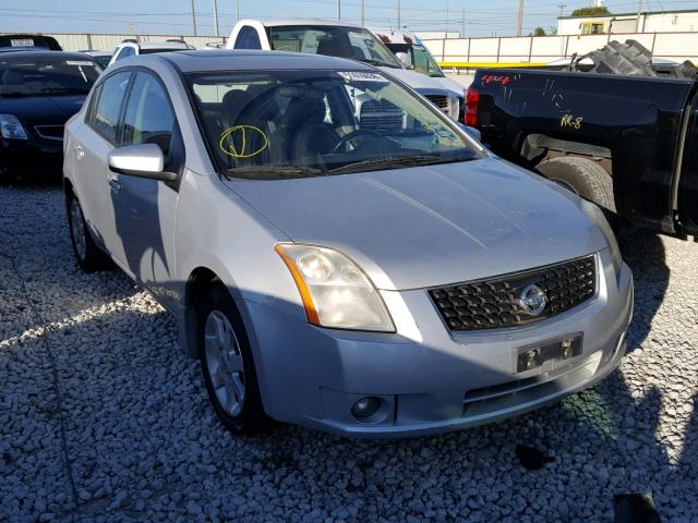 3N1AB61E68L713109 - 2008 NISSAN SENTRA 2.0 SILVER photo 1