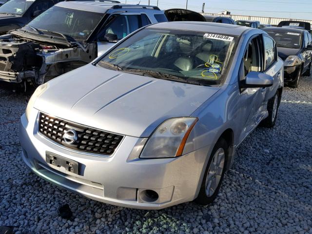 3N1AB61E68L713109 - 2008 NISSAN SENTRA 2.0 SILVER photo 2