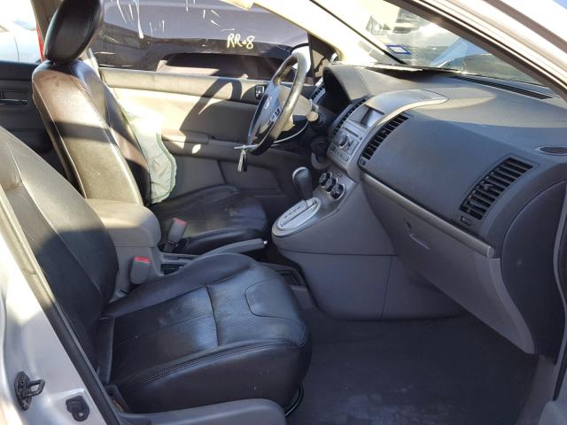 3N1AB61E68L713109 - 2008 NISSAN SENTRA 2.0 SILVER photo 5