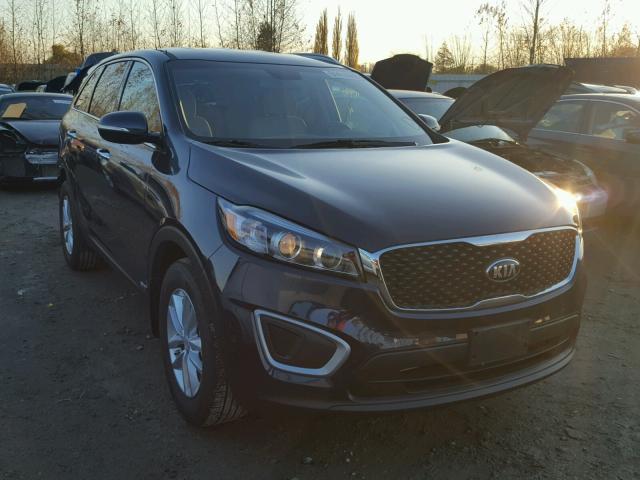 5XYPGDA33JG419028 - 2018 KIA SORENTO LX BLUE photo 1