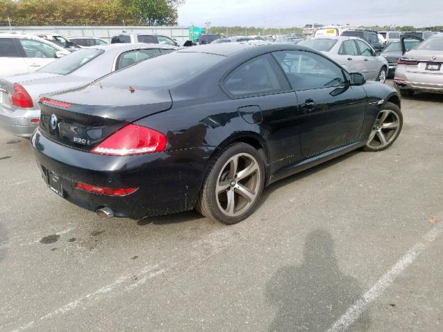 WBAEA53508CV91512 - 2008 BMW 650 I BLACK photo 4