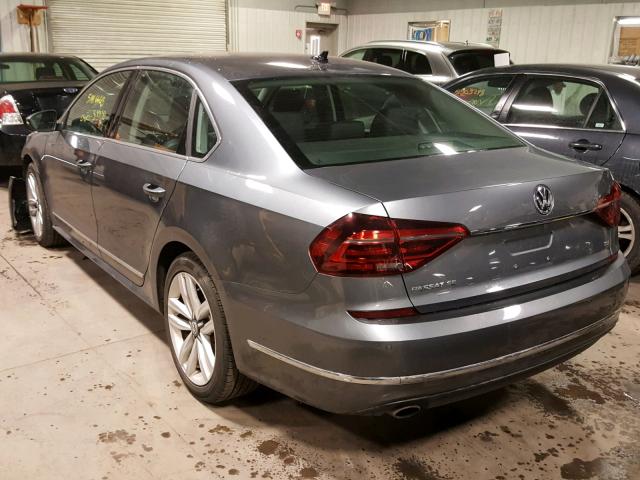 1VWGT7A34HC011954 - 2017 VOLKSWAGEN PASSAT SE GRAY photo 3