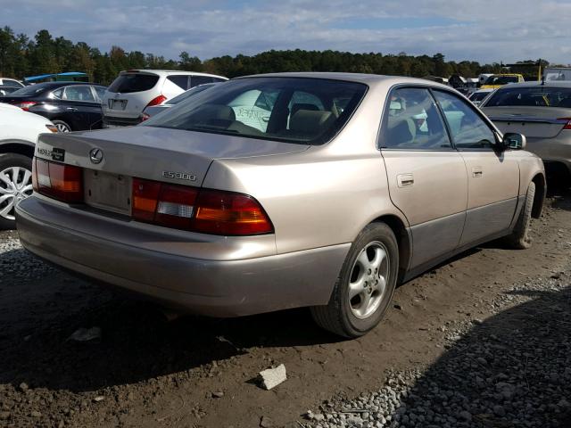 JT8BF28G3X0186596 - 1999 LEXUS ES 300 BEIGE photo 4