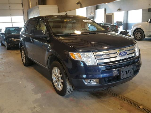 2FMDK38C39BA33819 - 2009 FORD EDGE SEL BLUE photo 1