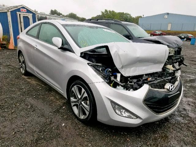 KMHDH6AE8DU008168 - 2013 HYUNDAI ELANTRA CO SILVER photo 1