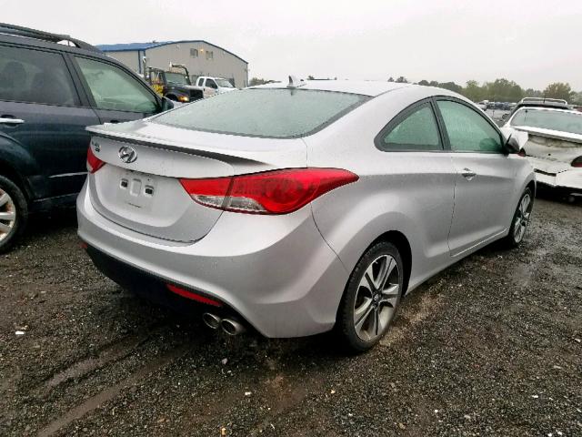 KMHDH6AE8DU008168 - 2013 HYUNDAI ELANTRA CO SILVER photo 4