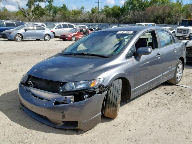 1HGFA16599L014993 - 2009 HONDA CIVIC LX  photo 2