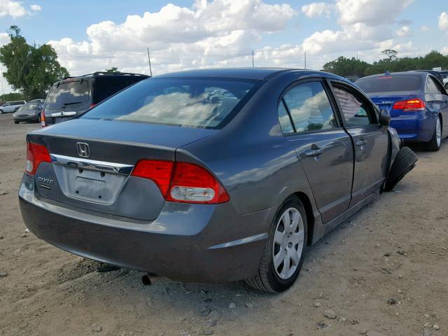 1HGFA16599L014993 - 2009 HONDA CIVIC LX  photo 4