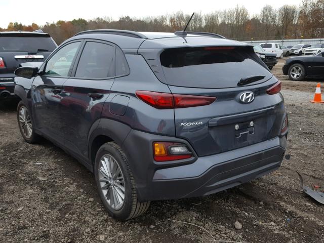 KM8K22AA5JU087177 - 2018 HYUNDAI KONA SEL CHARCOAL photo 3