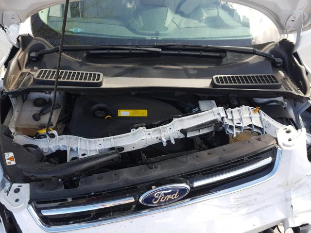 1FMCU0JX9FUC55952 - 2015 FORD ESCAPE TIT WHITE photo 7