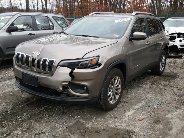 1C4PJMLB2KD118353 - 2019 JEEP CHEROKEE L TAN photo 2