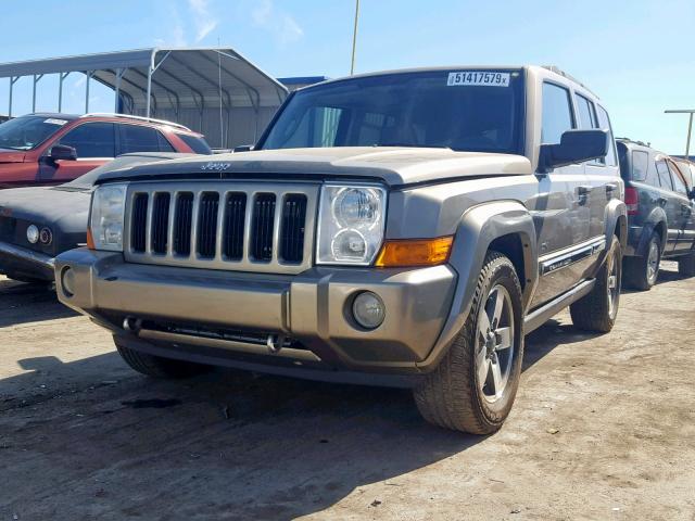 1J8HH48N16C329079 - 2006 JEEP COMMANDER ოქროსფერი ფოტო 2